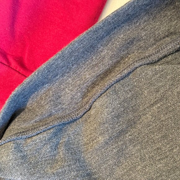 LET IT SNOW SNOWMAN CHRISTMAS CREWNECK RAGLAN SHIRT 2XL - Picture 8 of 8